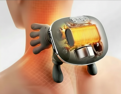 Massage Master for Shoulder, Shiatsu Back and Neck Massager for Neck, Lower Abdominal, Discomfort Relief Deep Tissue with 3-Speed Adjustment Gifts for Women, Men, Mom and Dad