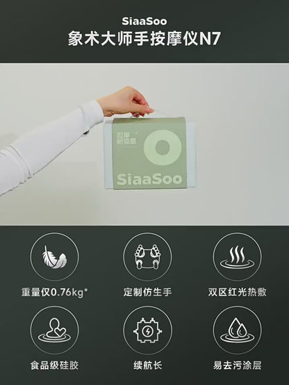 Massage Master for Shoulder, Shiatsu Back and Neck Massager for Neck, Lower Abdominal, Discomfort Relief Deep Tissue with 3-Speed Adjustment Gifts for Women, Men, Mom and Dad