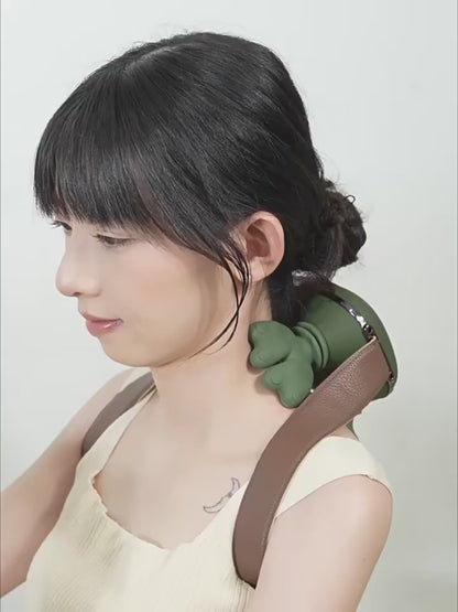 Massage Master for Shoulder, Shiatsu Back and Neck Massager for Neck, Lower Abdominal, Discomfort Relief Deep Tissue with 3-Speed Adjustment Gifts for Women, Men, Mom and Dad